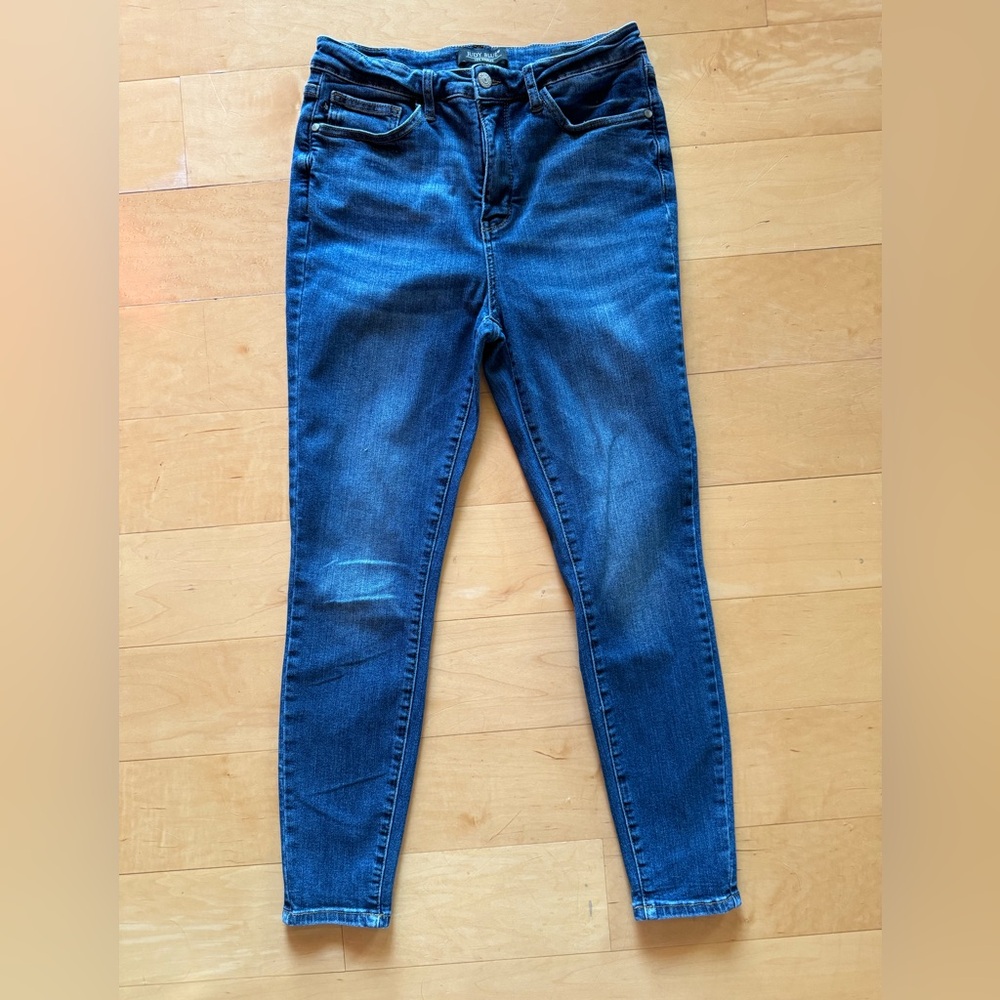 Judy Blue Bowie Control Top High Rise Skinny Fit Non-distressed Jeans